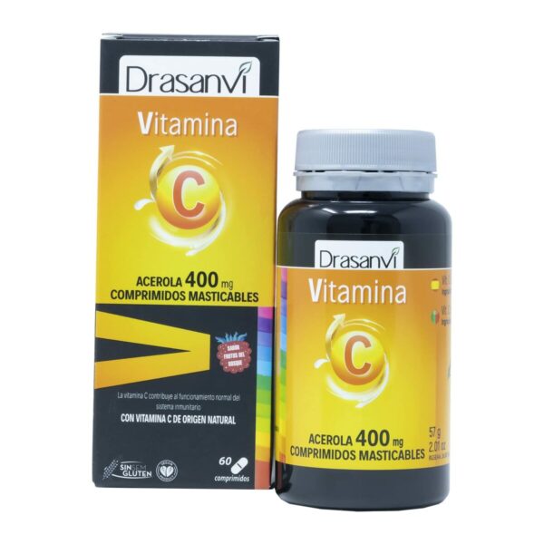 DRASANVI VITAMINA C 400 mg 60 comprimidos masticable - NVA8541348