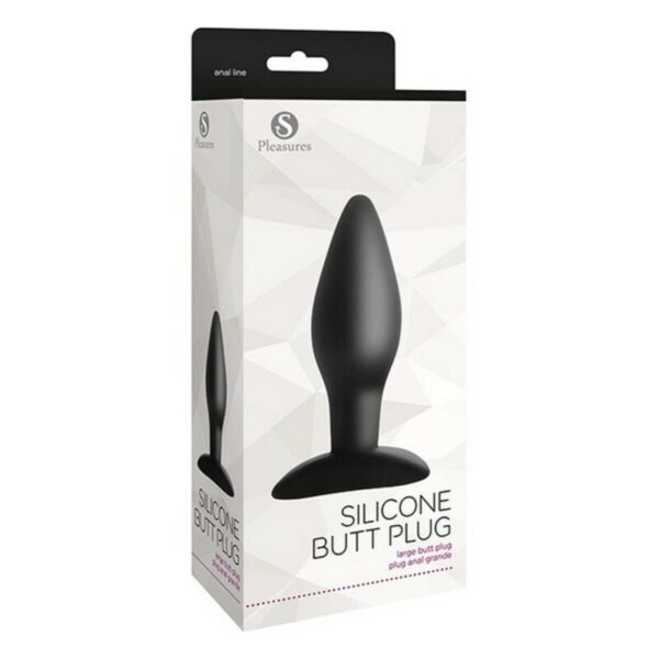 Πρωκτικό Plug S Pleasures Μαύρο (4,5 cm) - S4001819