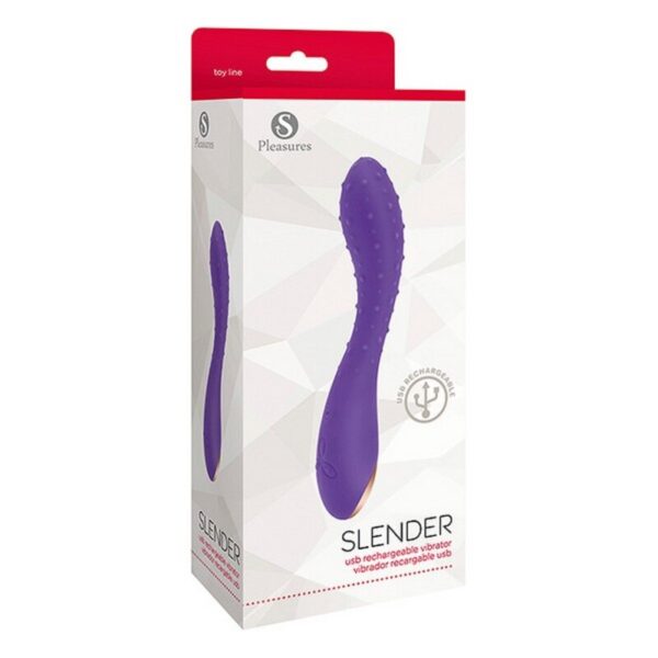 Δονητής S Pleasures Slender Μοβ - S4001867