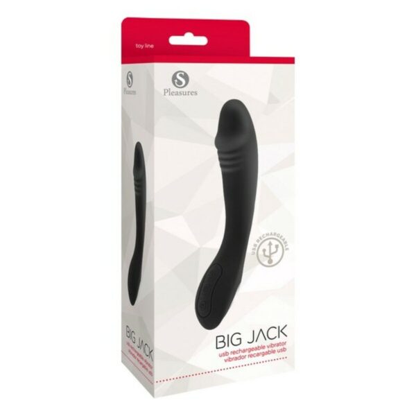 Δονητής S Pleasures Big Jack Μαύρο - S4001894