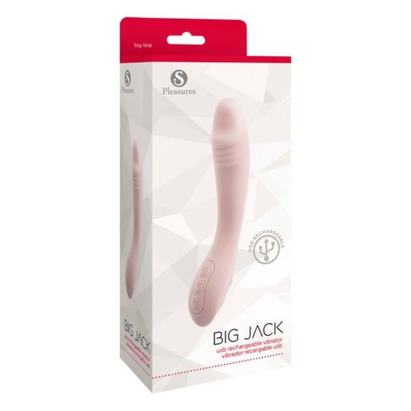 Δονητής S Pleasures Big Jack Ροζ - S4001895