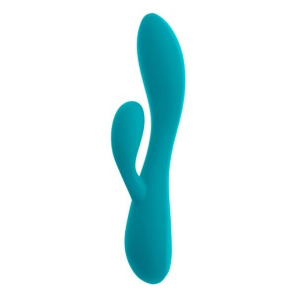 Συσκευή Δόνησης Dual Stimulation Vibe S Pleasures Τυρκουάζ (11,8 cm) - S4001946