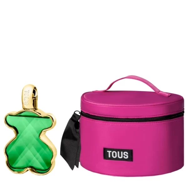 TOUS LOVEME THE EMERALD ELIXIR CASE 2 pcs Eau de Parfum spray 90 ml + Toiletry bag - NVA3332743