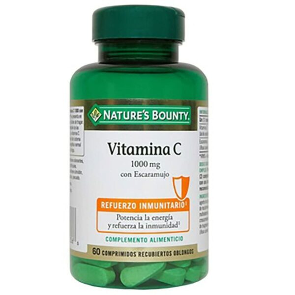 NATURE'S BOUNTY VITAMIN C 1000 mg with rose hips 60 coated capsules - NVA0579041