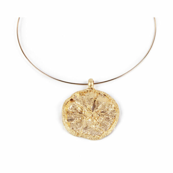 SHABAMA LIMA rigid necklace #shiny gold 1 u - NVA2000347