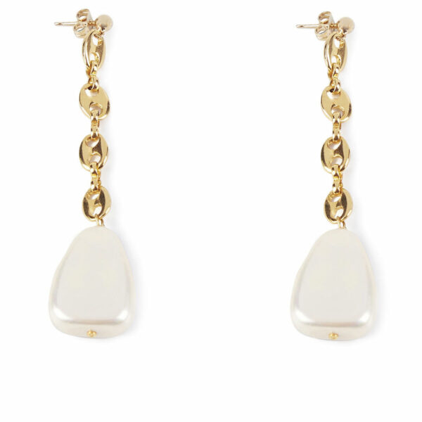 SHABAMA BARTON earrings #shiny gold 1 u - NVA2000446