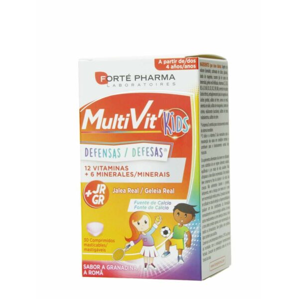 Forté Pharma MULTIVIT JUNIOR fenders 30 comprimidos - NVA1774811