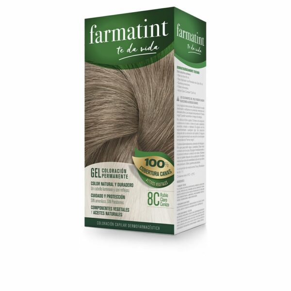 FARMATINT FARMATINT GEL coloración permanente #8c-rubio claro ceniza - NVA1789396