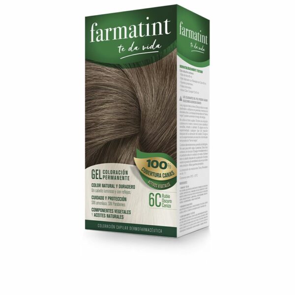 FARMATINT FARMATINT GEL coloración permanente #6c-rubio oscuro ceniza - NVA1789549