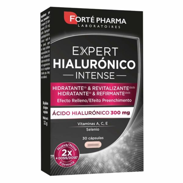 FORTÉ PHARMA EXPERT HIALURÓNICO INTENSE hidratante & revitalizante 30 cápsulas - NVA2011403