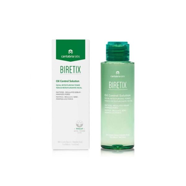 BIRETIX BIRETIX OIL CONTROL SOLUTION facial retexturizing toner 100 ml - NVA2119451