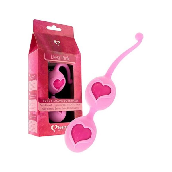 Feelztoys Desi Pink Pure Silicone Love Balls - S4001400