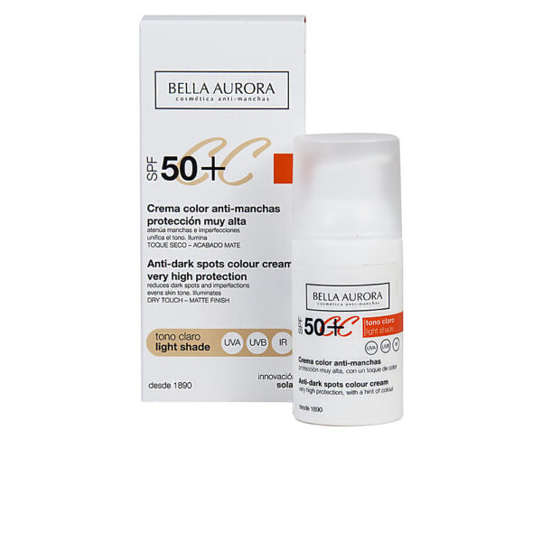 BELLA AURORA CC CREAM κατά των λεκέδων SPF50+ #ανοιχτός τόνος - NVA0004127