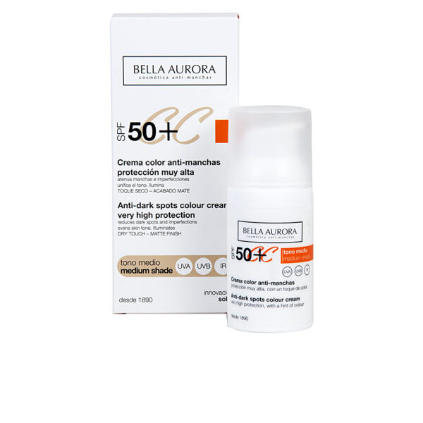 BELLA AURORA CC CREAM κατά των λεκέδων SPF50+ #tono medium - NVA0004110