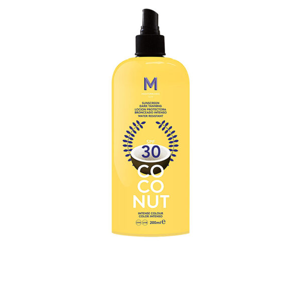 MEDITERRANEO SUN COCONUT sunscreen dark tanning SPF30 200 ml - NVA0010500