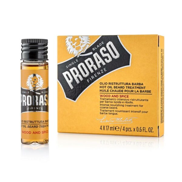 PRORASO YELLOW Θεραπεία ζεστού ελαίου γενειάδας 4 x 17 ml - NVA5001798