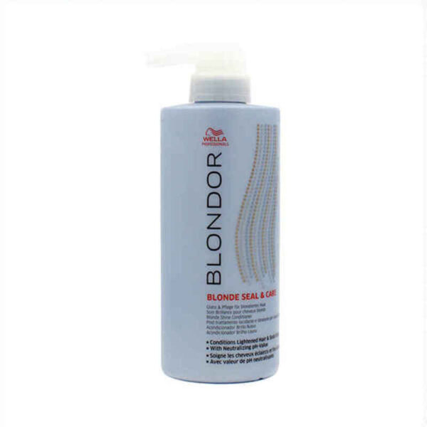 Κρέμα για Χτενίσματα Wella Blondor Seal & Care (500 ml) - S4245617