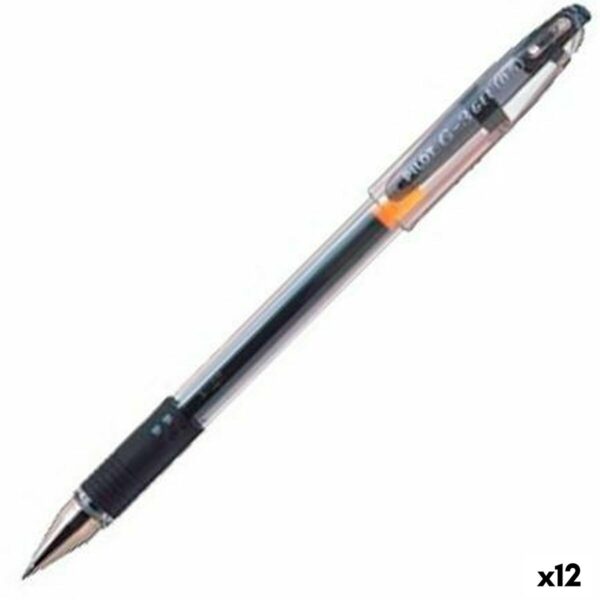 Στυλό με τζελ Pilot G-3 Μαύρο 0,5 mm (12 Μονάδες) - S8422354