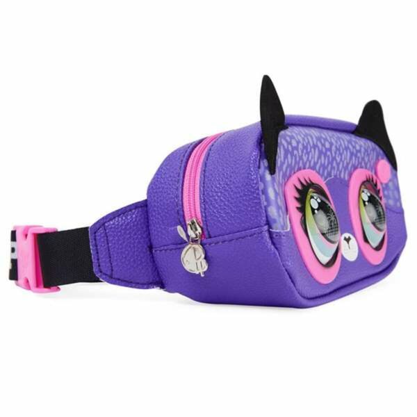 Τσάντα Mέσης Spin Master Purse Pets, cangurera Savannah Spotlight, juguete de mascota interactiva y bolso bandolera, más de 30 s - S7186340