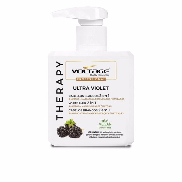 VOLTAGE COSMETICS THERAPY ULTRA VIOLET cabellos blancos 2 en 1 champú-mascaril - NVA3267618