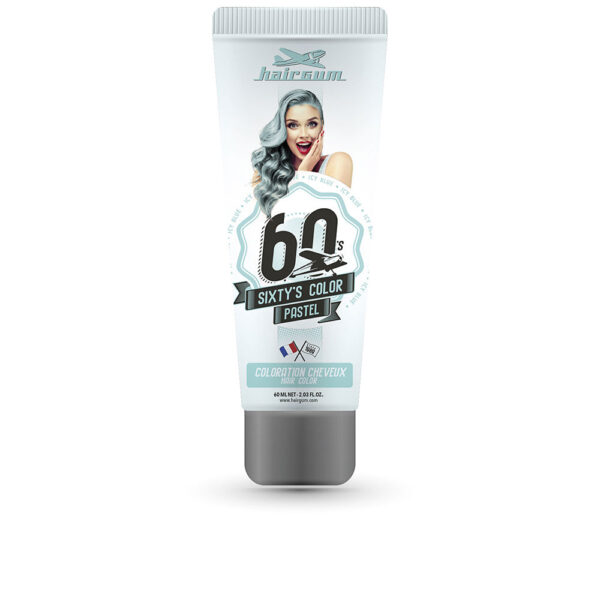 HAIRGUM SIXTY'S COLOR hair color #icy blue 60 ml - NVA4087912