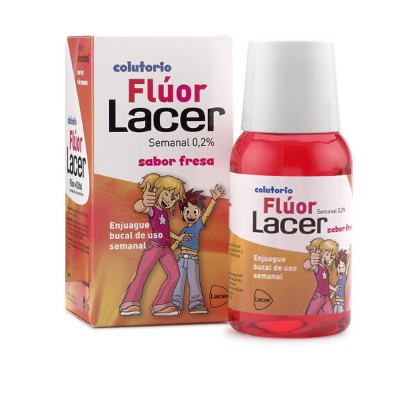 LACER Junior Colutorio con Flúor y Sabor a Fresa 100 ml - NVA2385924