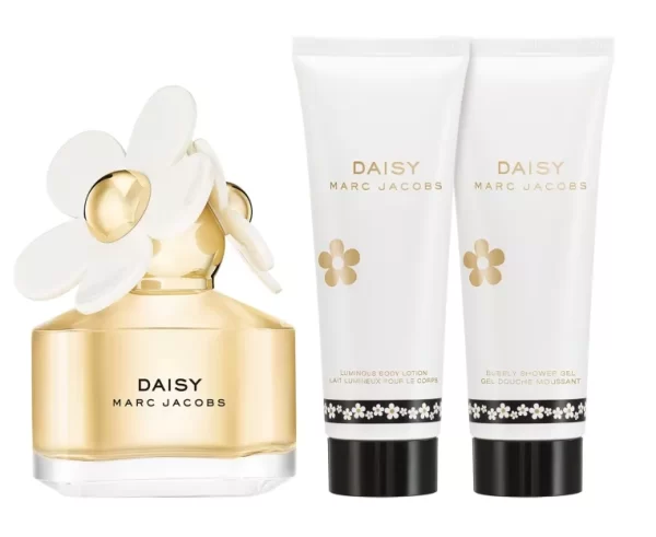 Marc Jacobs Daisy Giftset Edt Spray 50ml/Body Milk 75ml/Shower Gel 75ml set x 200 ml - PARP-7W-040-33