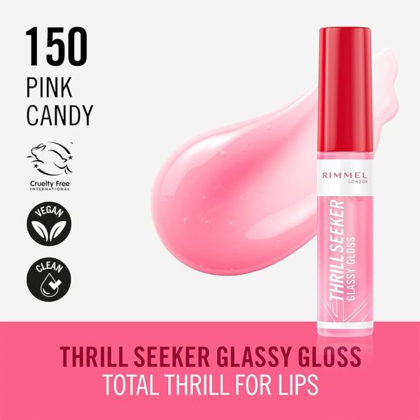 RIMMEL LONDON THRILL SEEKER lip gloss #150-pink candy 10 ml - NVA5226068