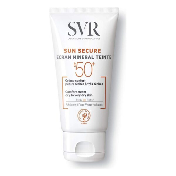 SVR Laboratoire Dermatologique Sun Secure Mineral Screen Αντηλιακό Προσώπου και Σώματος SPF50 με Χρώμα 60gr - NVA1000197