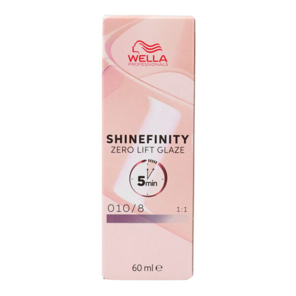 Μόνιμη Βαφή Wella Shinefinity Color Nº 010/8 60 ml - S4261537