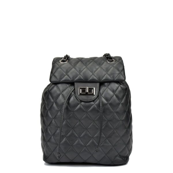 Σακίδιο Πλάτης Casual Anna Luchini SS22-AL-2165-NERO Μαύρο 22 x 32 x 11 cm - S0370242