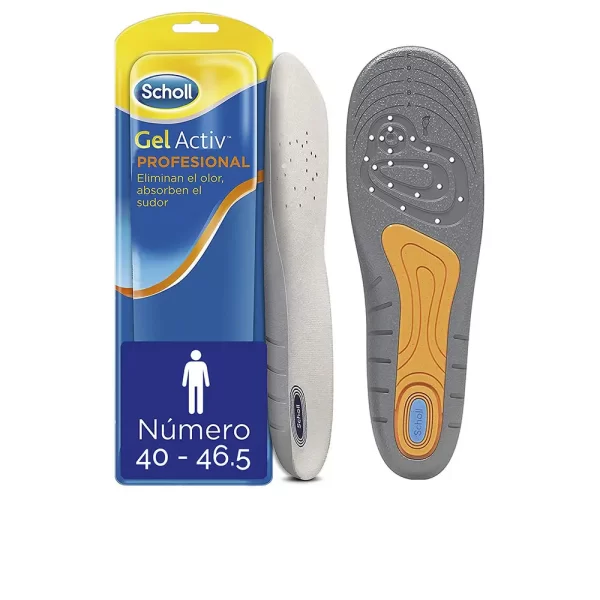 SCHOLL PROFESSIONAL ACTIV GEL insole for men #Size 40-46.5 1 u - NVA5802213