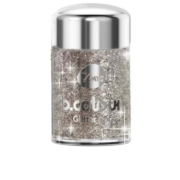 7DAYS B.COLOUR WE facial and body glitter gel mini #04-dear santa 10 gr - NVA7421852