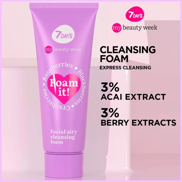 7DAYS FOAM IT! facial cleansing foam 80 ml - NVA2521583