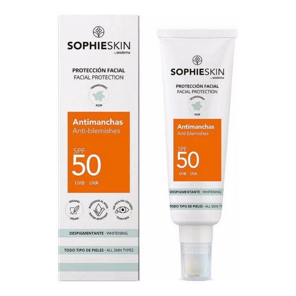 Sophieskin Facial Protection Anti Blemishes Αντηλιακό Προσώπου SPF50 50ml - NVA9467126