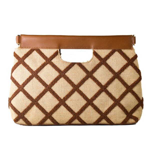 Γυναικεία Τσάντα Laura Ashley VALETTA-QUILTED-TAN Καφέ (30 x 20 x 9 cm) - S0368598