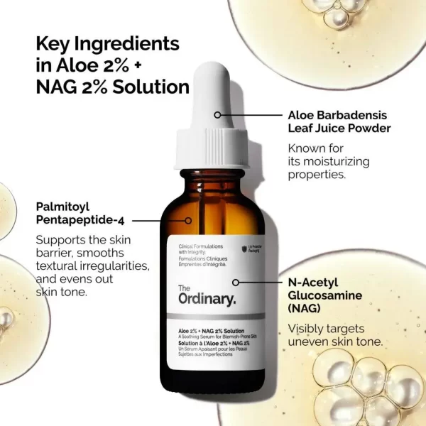 The Ordinary Aloe 2% + NAG 2% Solution 30 ml - PARC-T2-064-30