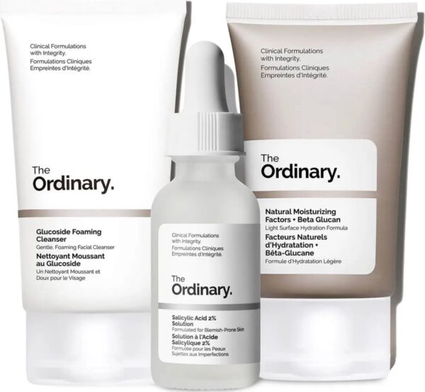 The Ordinary The Clear Set Cleansing Cream 50ml/Face Serum 30ml/Face Cream 30 ml set x 110 ml - GETPARC-T2-070-01-1