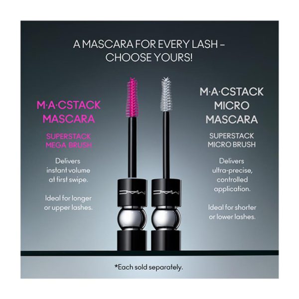 MAC Stack Macro Mascara Black 12 ml - PARC-MC-208-01