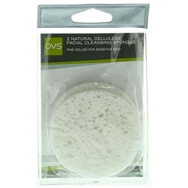 QVS ESPONJAS FACIALES celulosa natural 2 u - S4506724