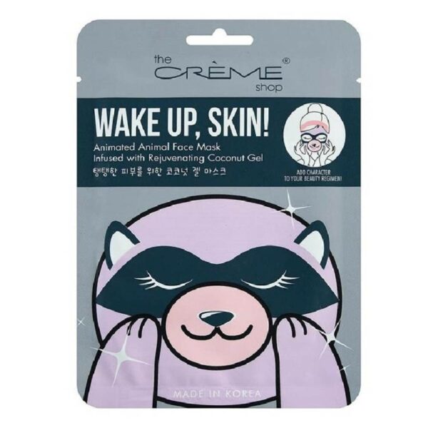 Μάσκα Προσώπου The Crème Shop Wake Up, Skin! Raccoon (25 g) - S4513653