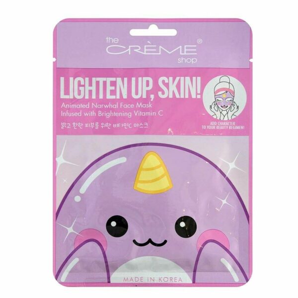 Μάσκα Προσώπου The Crème Shop Lighten Up, Skin! Narwhal (25 g) - S4513652