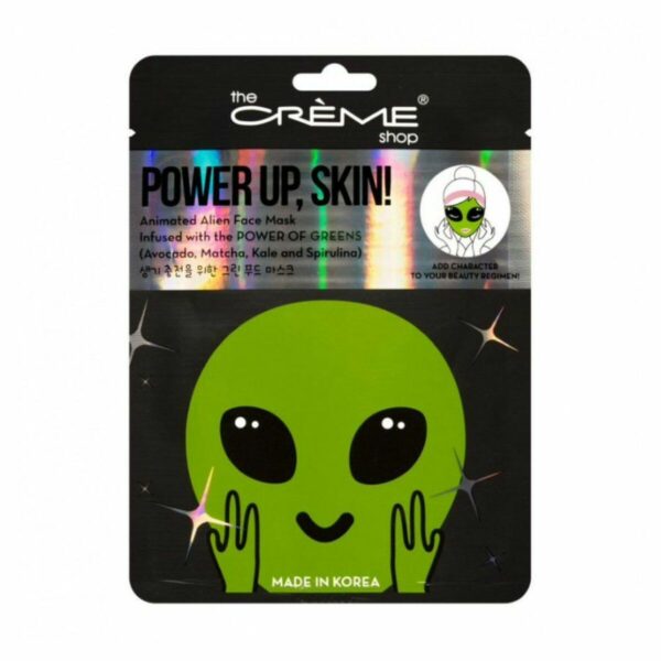 Μάσκα Προσώπου The Crème Shop Power Up, Skin! Alien (25 g) - S4513665