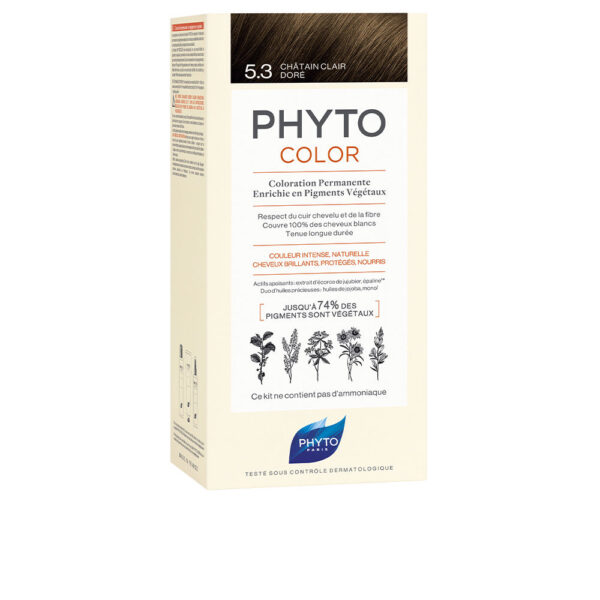 PHYTO COLOR coloration permanent #5.3-light golden brown 3 u - PARS-P3-079-06