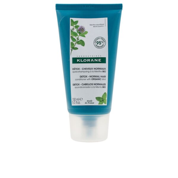 Klorane Detox Conditioner Ενυδάτωσης για Όλους τους Τύπους Μαλλιών Aquatic Mint ΒΙΟ 150ml - PARS-KL-148-B6