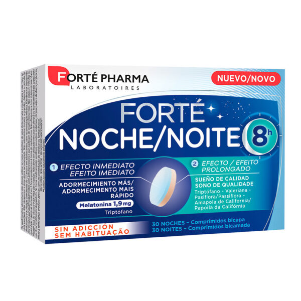 FORTÉ PHARMA FORTÉ NOCHE 8 H adormecimiento más rápido 30 comprimidos - NVA1940346