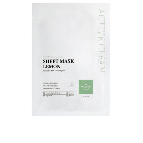 Μάσκα Προσώπου Village 11 Factory Active Clean Lemon 23 g - NVA3754396