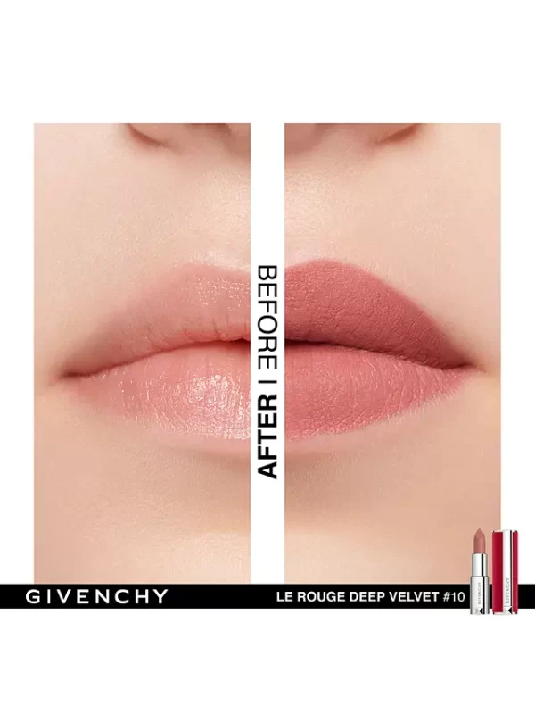 Givenchy Le Rouge Deep Velvet Lipstick #10 Beige nu 3.4 g - PARC-GV-151-28