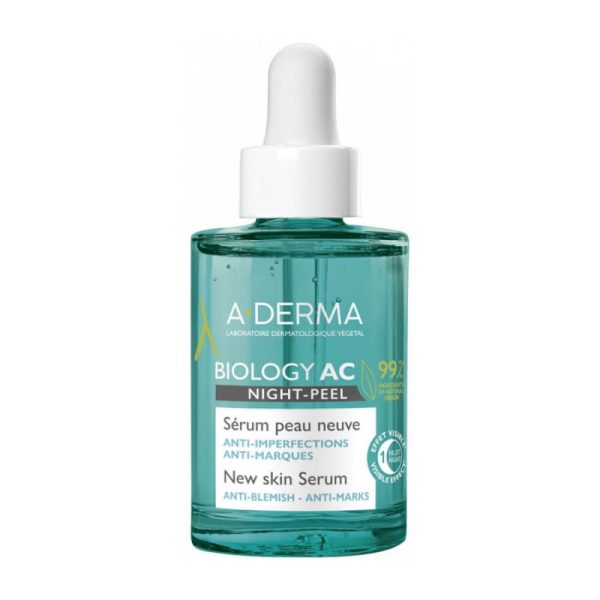 A-Derma Biology AC Night-Peel Serum 30 ml - PARB-01-904-00