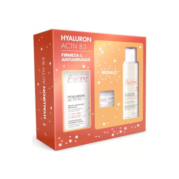 AVENE HYALURON ACTIV B3 SERUM + MICELLAR + CREAM CASE 3 pcs - NVA9395335